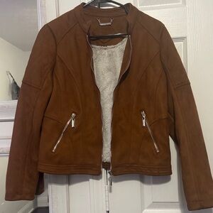 Jou Jou Tan Teddy Jacket for Women